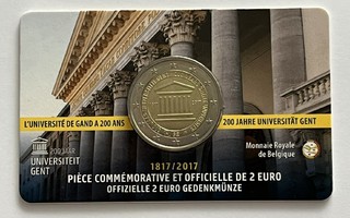 Belgia 2 € 2017 Gentin yliopisto 200 v.