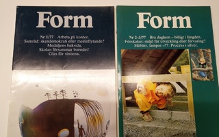 FORM 1977 vuosikerta 5 lehteä