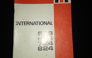 Käyttöohjekirja International 523, 624,724,824