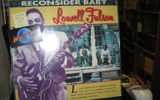 LOWELL FULSON - RECONSIDER BABY LP BELGIUM -90 M-/M-