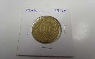 10 mk 1938 Alumiinipronssi    Rahakehyksessä  Kl 7-8
