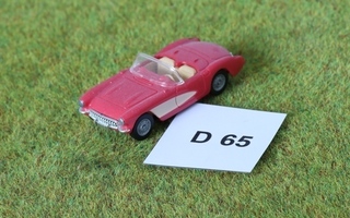 #D65 Pienoisrautatiehen Chevrolet Corvette C1, 1:87