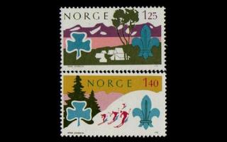 Norja 705-6 ** Kansainvälinen partioleiri Lillehammerissa (