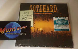 GOTTHARD - HOMEGROWN-ALIVE IN LUGANO UUSI CD + DVD