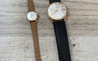 2 kpl Seiko vintage kelloja