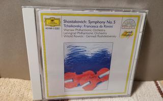 Shostakovich:Symphony 5/Tchaikovsky:Francesca da Rimini CD