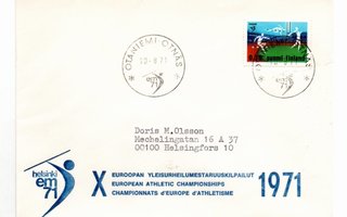 Otaniemi: Yleisurheilun EM-kisat (erikoisleima 10.8.1971)