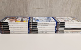 PS2 - 18kpl pelejä