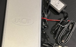 Lacie ulkoinen DVD RW asema USB ja Firewire 400 liitynnöillä