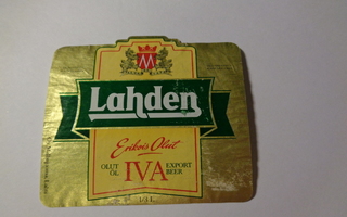 Etiketti - Lahden Erikois Olut IV A Export Beer