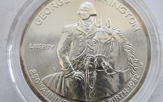 USA Half Dollar 50 c 1982 George Washington Hopeaa 925