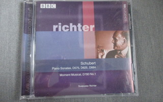 Sviatoslav Richter: Schubert 3 Sonatas LIve. BBC Legends