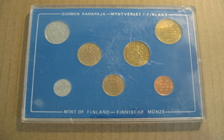 Suomi 1p - 5mk rahasarja - 1974
