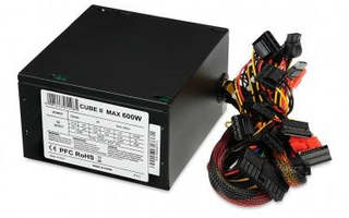 iBox CUBE II virtalähde 600 W ATX Musta