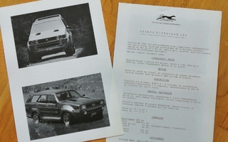 1978 Sbarro Windhound 4x4 esite - KUIN UUSI