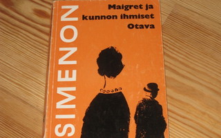 Simenon, Georges: Maigret ja kunnon ihmiset 1.p nid. v. 1965