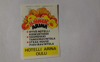 TT-etiketti Hotelli Arina, Oulu