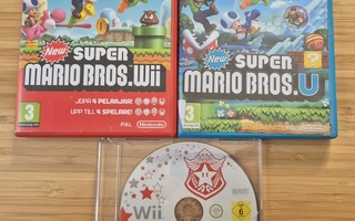 Super Mario -pelisetti Wii ja WiiU -konsoleille