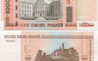 Valko-Venäjä Belarus 100000 Rublei 2000 (P-34a) UNC