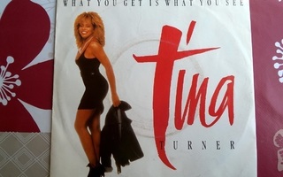 Tina Turner - What You Get Is What You See 7" Single