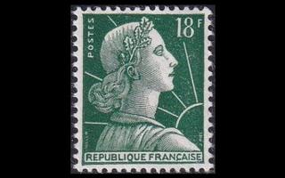 Ranska 1208_II ** Käyttösarja Marianne tyyppi II (1958)
