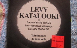 LEVYKATALOOKI . pienten levy-yht, julkaisuja 1966-1989 suome