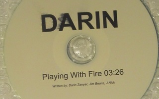 Darin • Playing With Fire PROMO CDr-Single