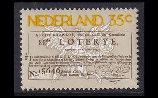 Alankomaat 1063 ** Valtion lotto 250v (1976)