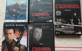 3 kpl DVD Steven Seagal elokuvaa