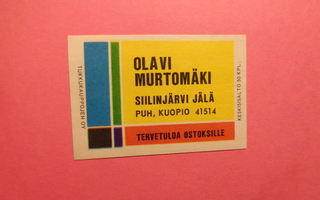 TT-etiketti Olavi Murtomäki, Siilinjärvi Jälä