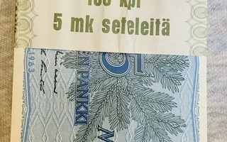 5 Markkaa setelinippu