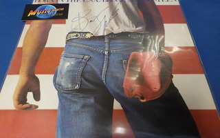 BRUCE SPRINGSTEEN - BORN IN THE USA LP MESTARIN NIMMARILLA