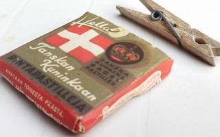 1950 -l. Tanskan kuninkaan rintapastilleja -aski vintage