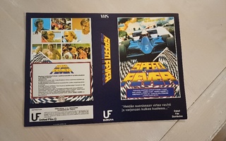 Speed fever VHS kansipaperi / kansilehti