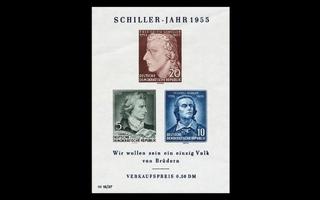 DDR 464-6BL12 ** Friedrich Schiller (1955)