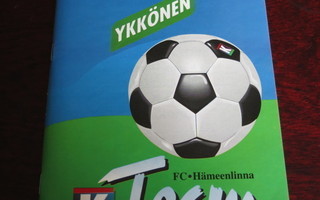 FC Hämeenlinna / K-Team kausiohjelma 1995