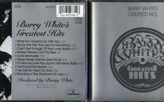 BARRY WHITE . CD-LEVY . BARRY WHITE´S GREATEST HITS