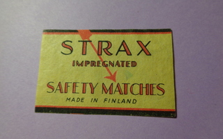 TT-etiketti Strax, made in Finland