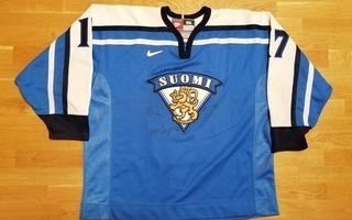 Tomi Kallio game worn Olympialaiset 2002 Suomi