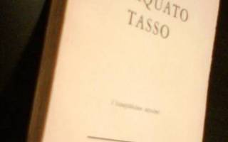 Goethe: Torquato Tasso -viisinäytöksinen näytelmä (1.p.1913)