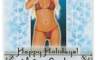 Bench Warmer 2011 Holiday Series Autograph Cecille Gahr