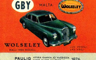 Paulig autot, WOLSELEY, MiniMoi, nro 517