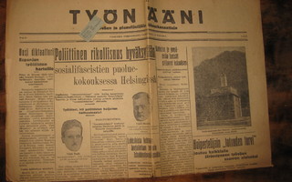 Sanomalehti  Työn Ääni    31.1.1930