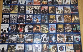 100kpl BLU-RAY PAKETTI + 3 Boxia (30kpl Muoveissa) Lähtö=0€