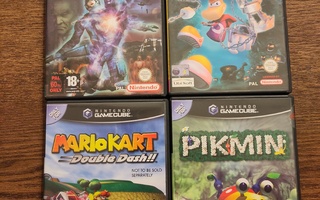 4x Gamecube pelejä