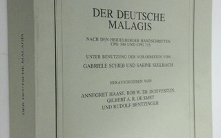 Der deutsche Malagis : nach den Heidelberger Handschrifte...