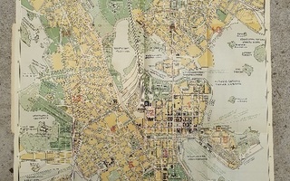 Vanha Helsingin kaupungin kartta