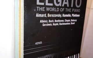4DVD LEGATO  -  THE WORLD OF THE PIANO BOX