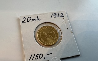 Kultaraha 20mk 1912