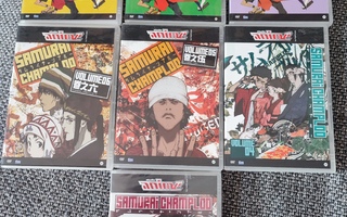 Samurai champloo vol. 1-7 koko sarja